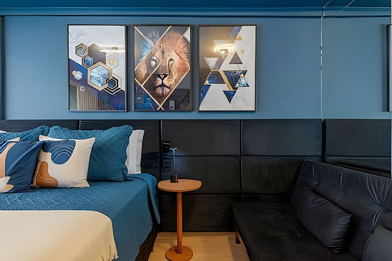 Faria Lima, Estudio, 50m Metro, Piscina, WI-FI