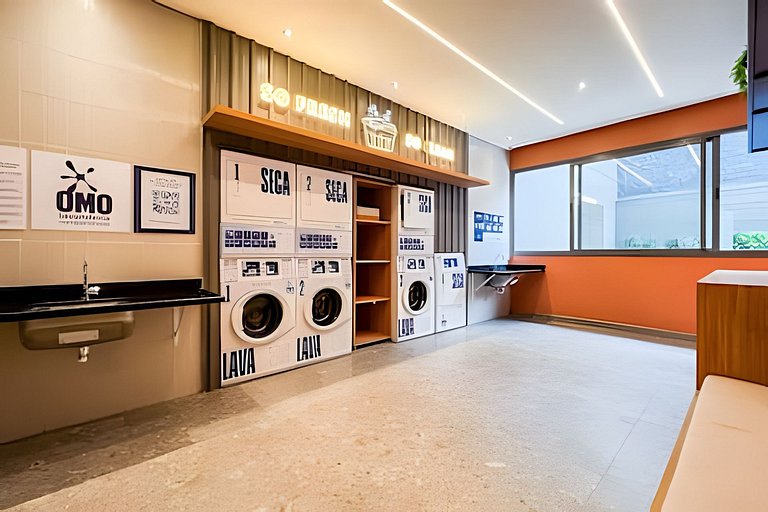 Pinheiros I Faria Lima, Apto Studio, 50m Metrô, Piscina, WI-