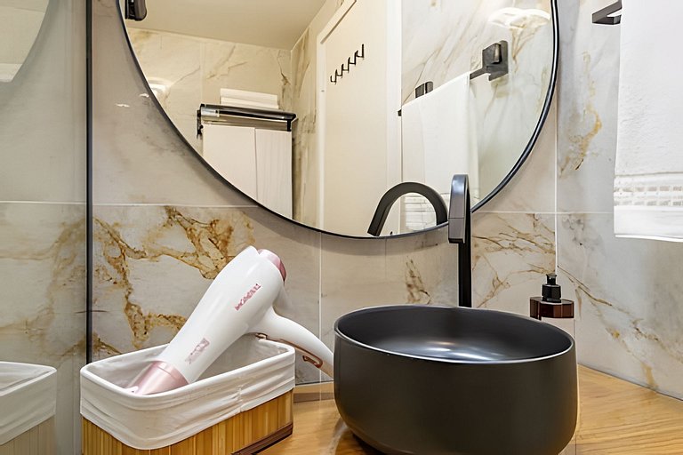 Faria Lima, Studio Apartment, 50m from Metro, Swimming Pool,