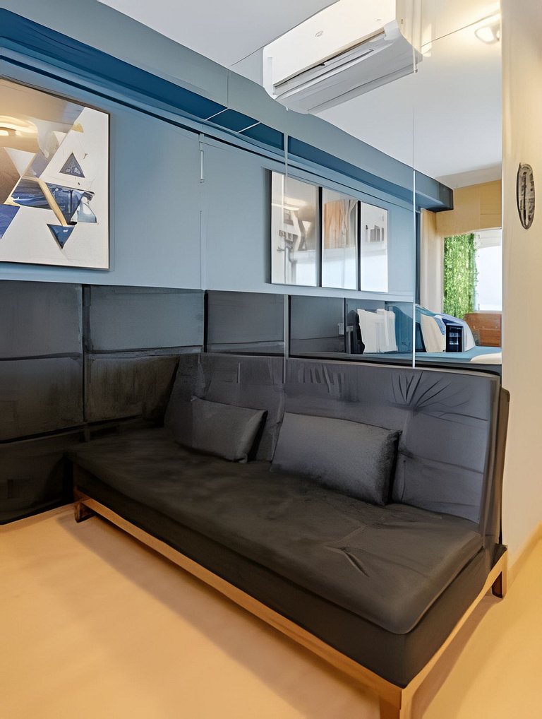 Faria Lima, Studio Apartment, 50m from Metro, Swimming Pool,