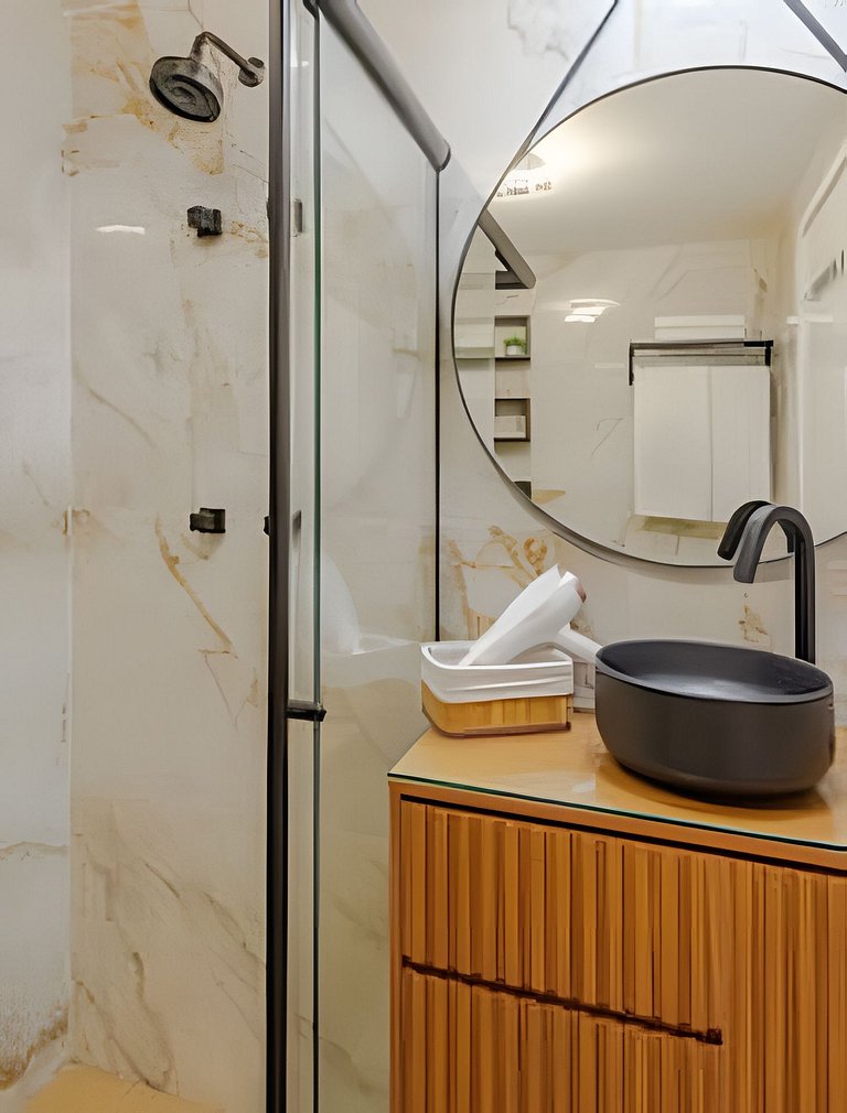 Faria Lima, Studio Apartment, 50m from Metro, Swimming Pool,