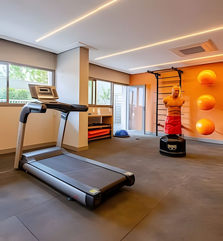 Faria Lima, Estudio, 50m Metro, Piscina, WI-FI