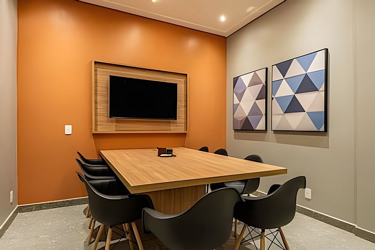 Faria Lima, Estudio, 50m Metro, Piscina, WI-FI