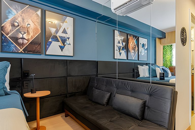 Faria Lima, Estudio, 50m Metro, Piscina, WI-FI