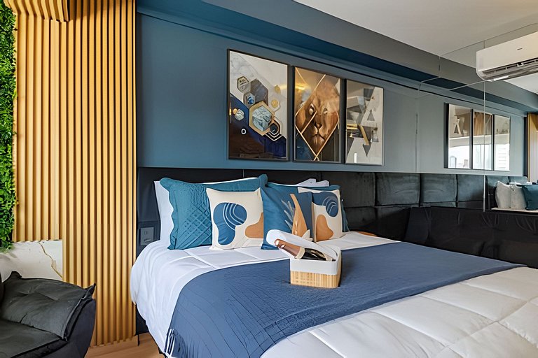 Faria Lima, Estudio, 50m Metro, Piscina, WI-FI