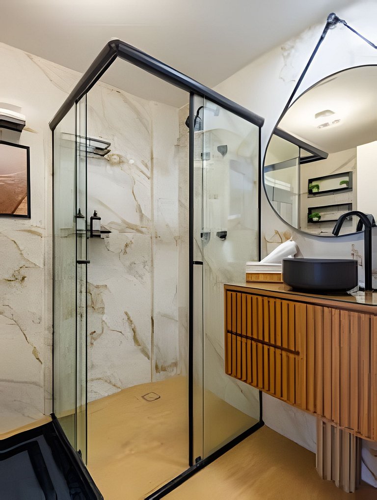 Faria Lima, Studio Apartment, 50m from Metro, Swimming Pool,