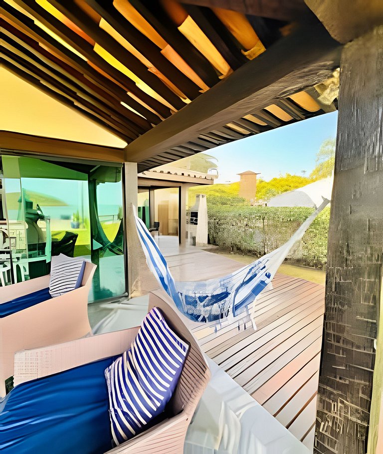 Mansão Casa Búzios Ferradura 5 Suítes, Pé na areia