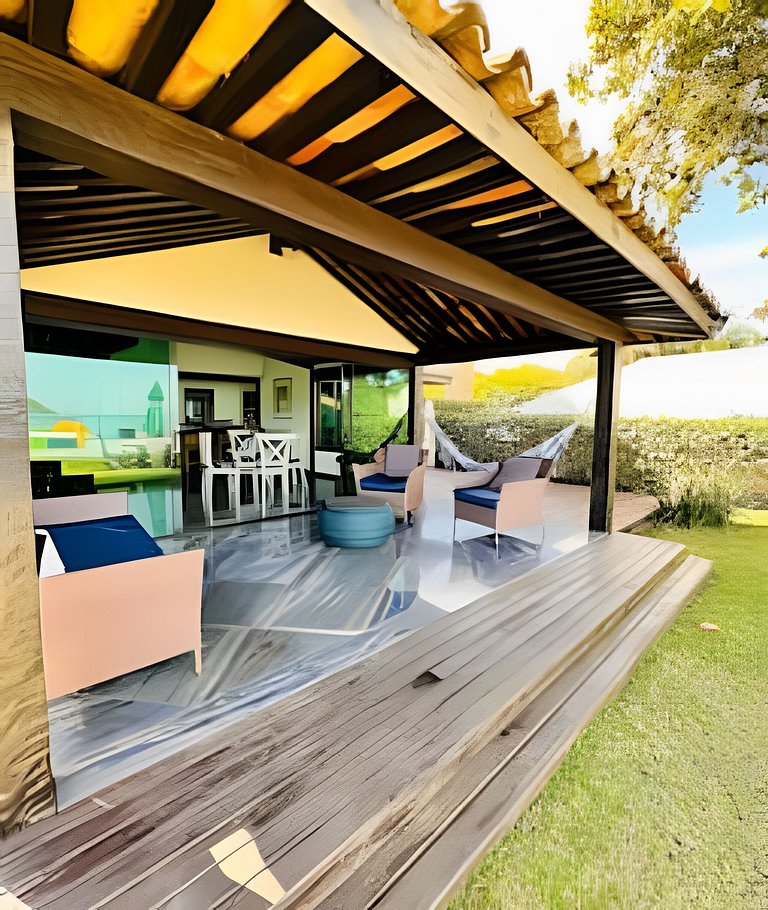 Mansão Casa Búzios Ferradura 5 Suítes, Pé na areia