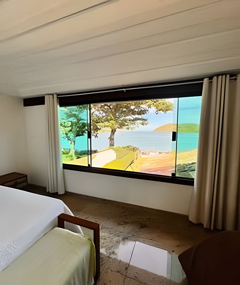 Mansão Casa Búzios Ferradura 5 Suítes, Pé na areia