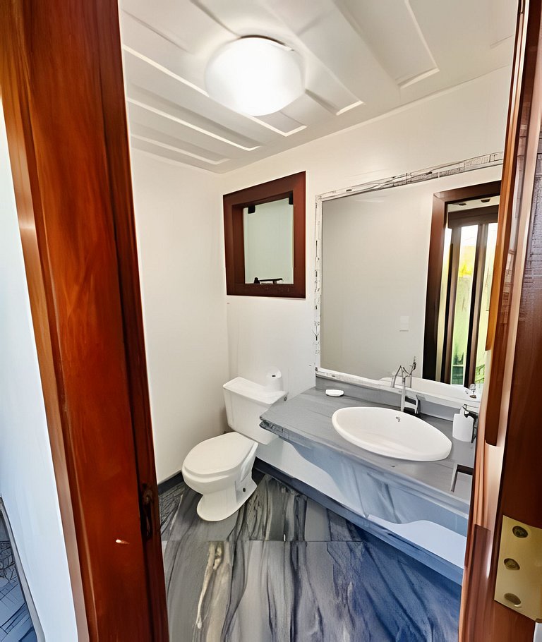 Mansão Casa Búzios Ferradura 5 Suítes, Pé na areia