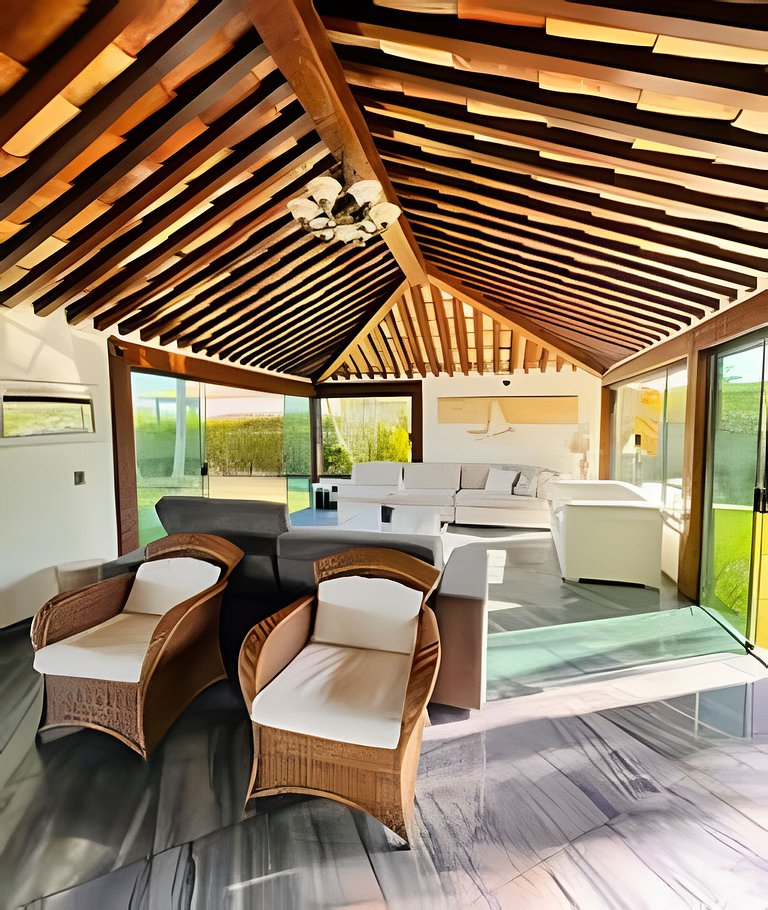 Mansão Casa Búzios Ferradura 5 Suítes, Pé na areia