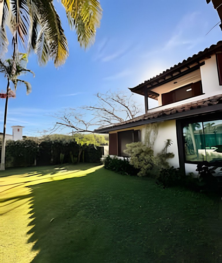 Mansão Casa Búzios Ferradura 5 Suítes, Pé na areia