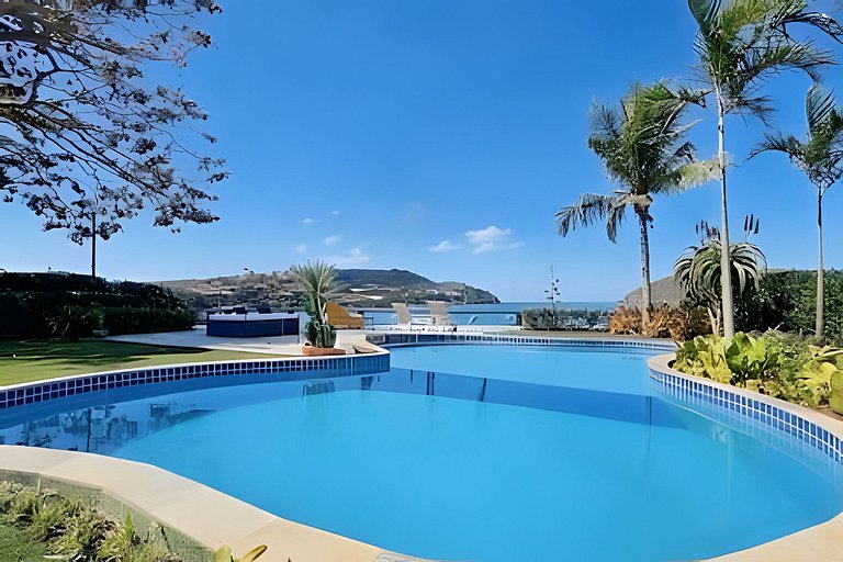 Mansão Casa Búzios Ferradura 5 Suítes, Pé na areia